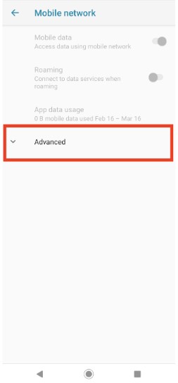 Step 1: Access Network Settings